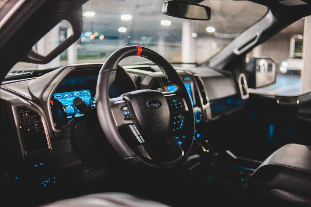 black car
