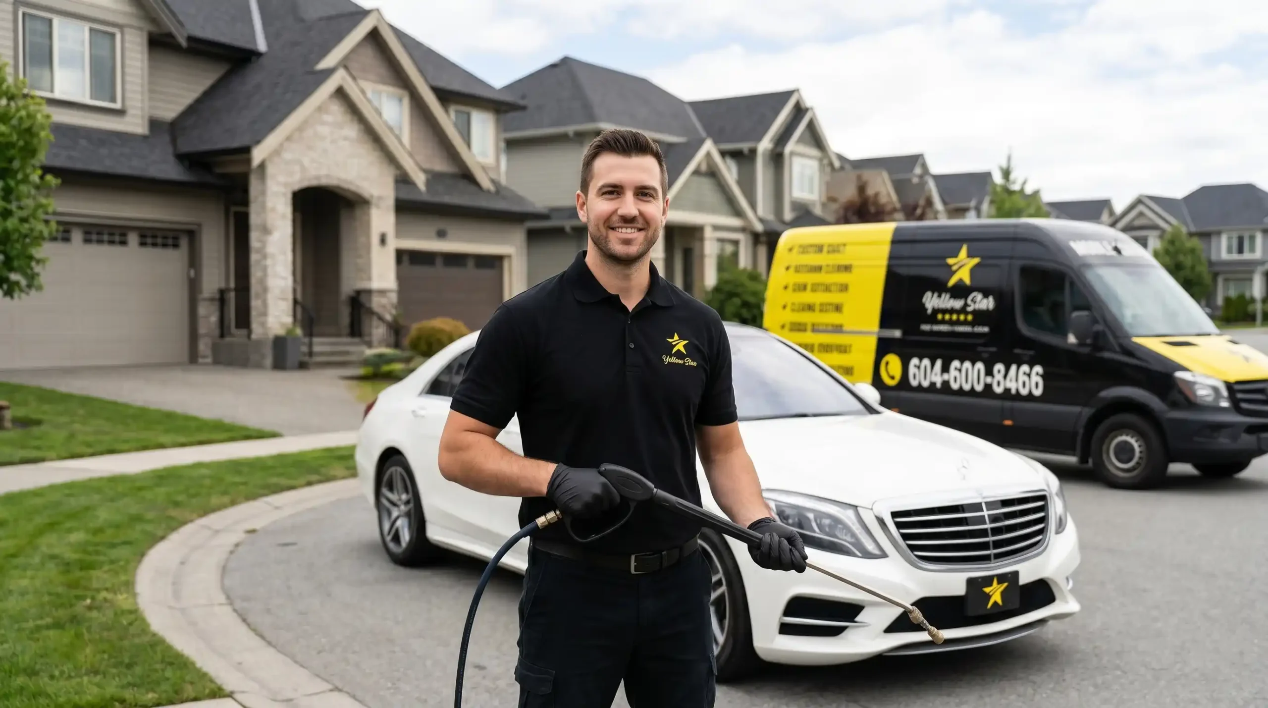 Car wash service by Yellow Star